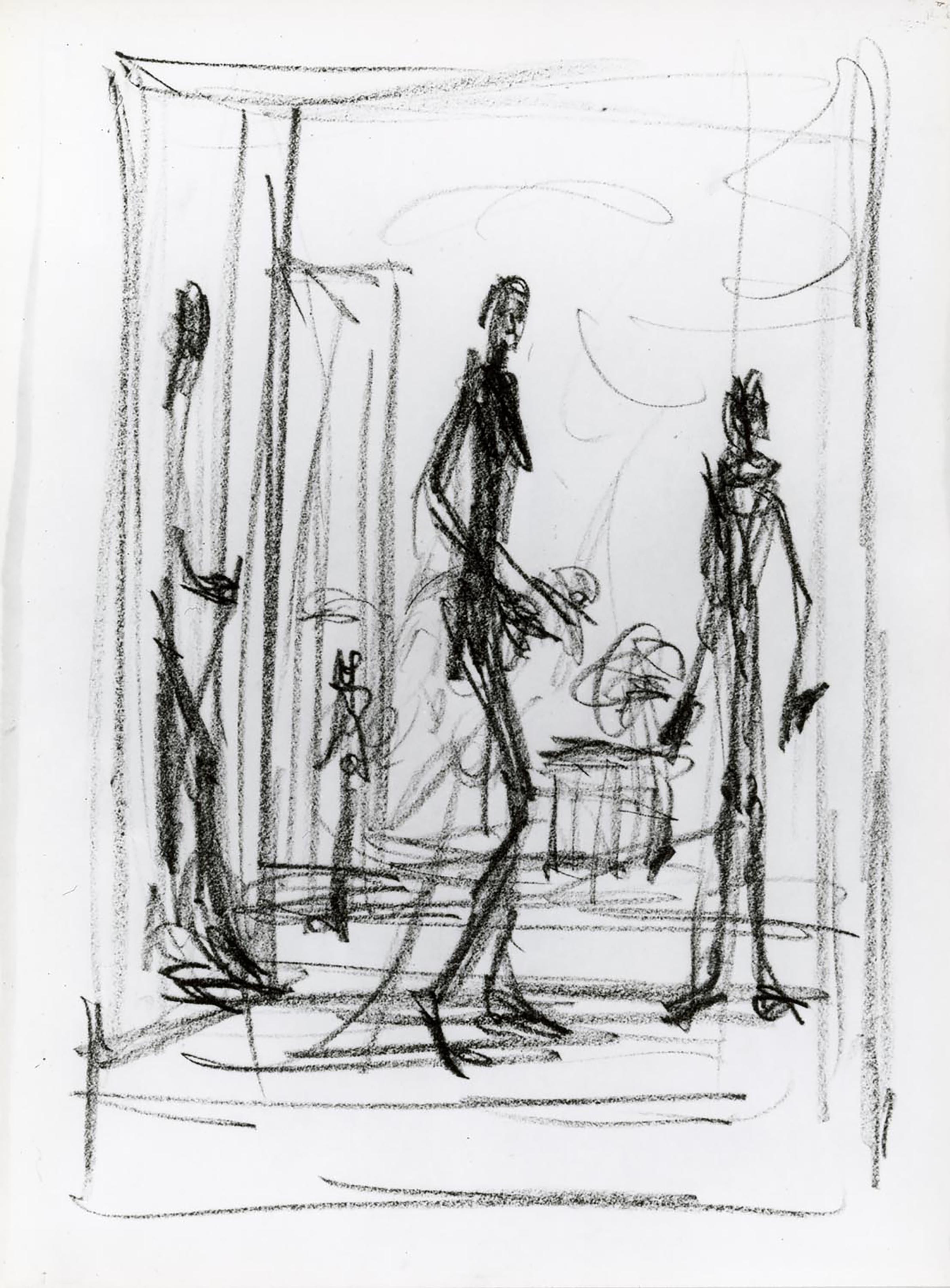 Alberto Giacometti, Projet pour un livre VII, 1951